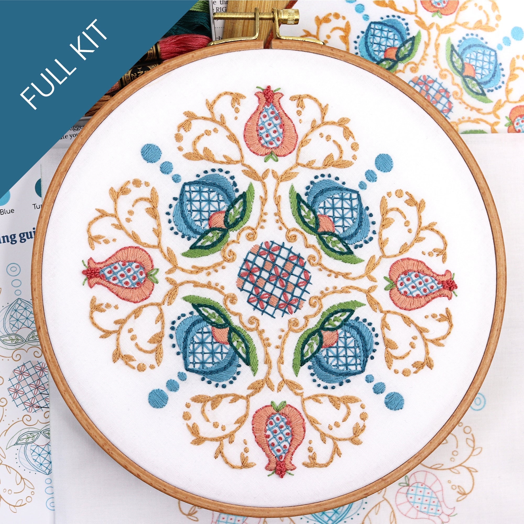 Jacobean Embroidery Kit - Stitched Stories